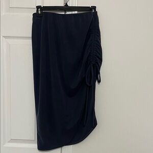 Elegant Navy Blue Women's Skirt